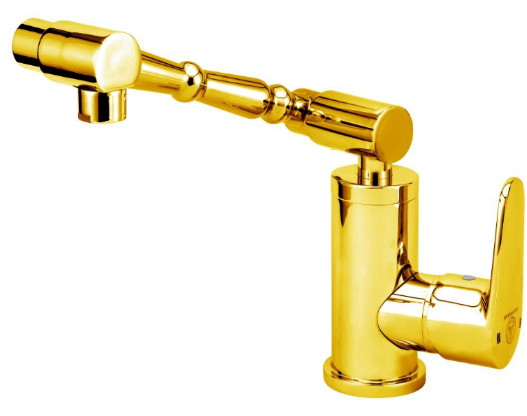 شیر روشویی متحرک قهرمان طلایی -براق